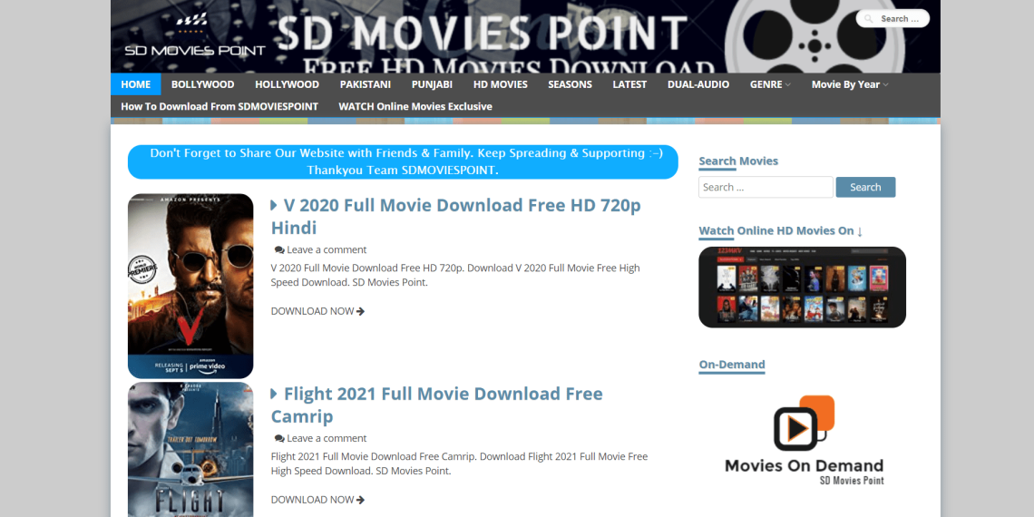 SdMoviesPoint 2022 Watch Latest Movies Free on SdMoviesPoint2 The