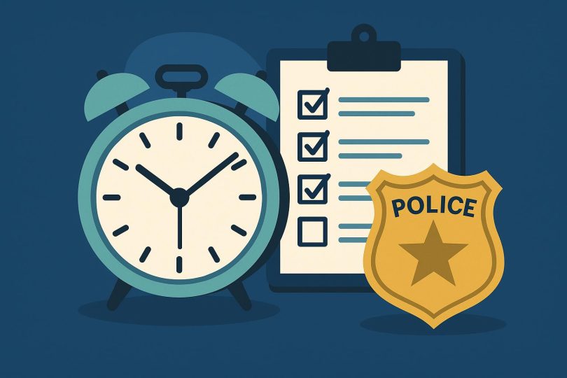 Police department time management improvement and accountability initiative led by Jamiel Altaheri
