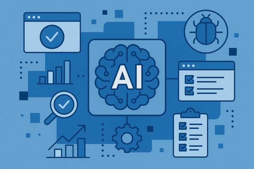 AI-powered software analyzing code to boost test coverage and efficiency for development teams