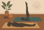 Matsyasana and Sarvangasana poses illustrating complementary benefits in yoga practice