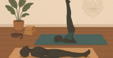 Matsyasana and Sarvangasana poses illustrating complementary benefits in yoga practice